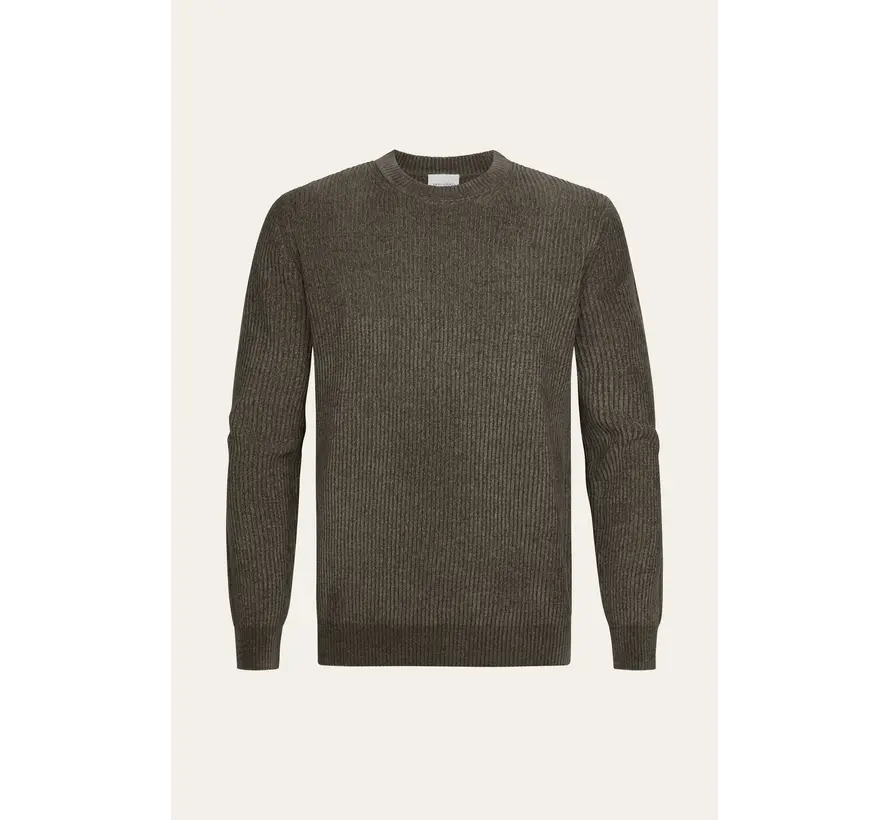 Profuomo Pullover Chenille Brown (PPXJ30034B)