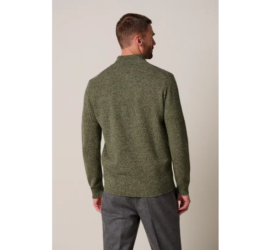 Profuomo Trui Half Zip Wol Dark Green (PPXJ30047D)