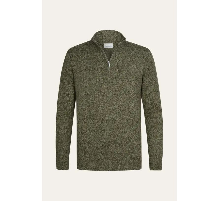 Profuomo Trui Half Zip Wol Dark Green (PPXJ30047D)