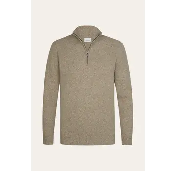 Profuomo Trui Half Zip Wol Beige (PPXJ30047E)