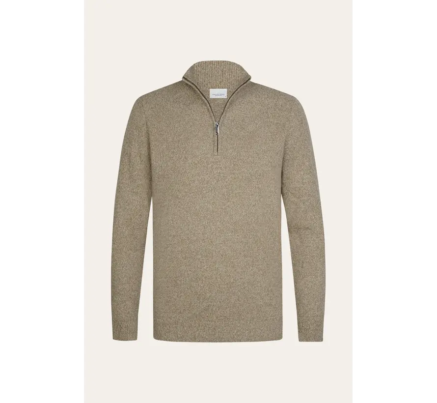 Profuomo Trui Half Zip Wol Beige (PPXJ30047E)