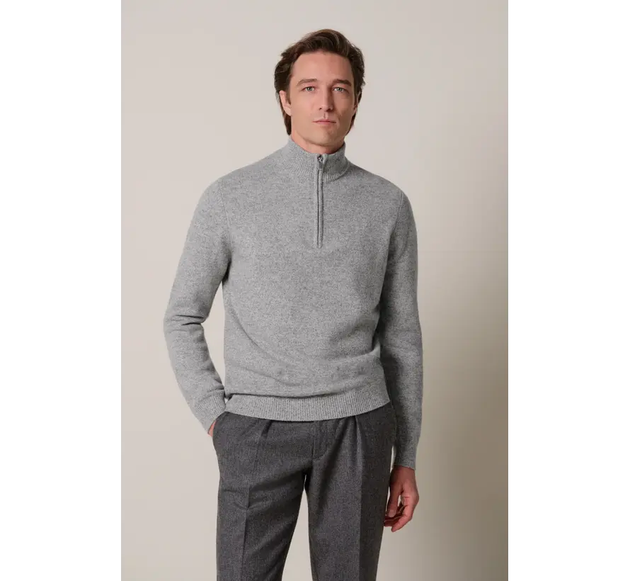 Profuomo Trui Half Zip Wol Grey (PPXJ30047C)