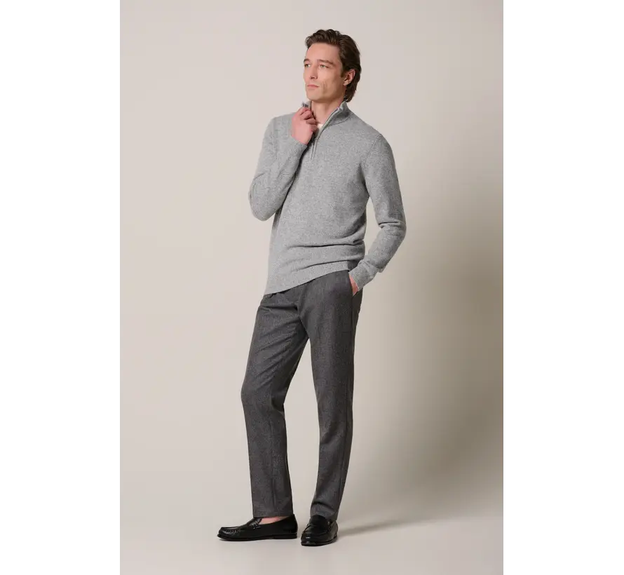 Profuomo Trui Half Zip Wol Grey (PPXJ30047C)