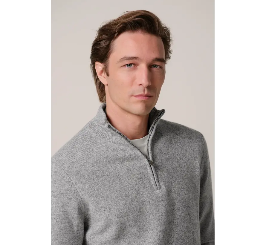 Profuomo Trui Half Zip Wol Grey (PPXJ30047C)