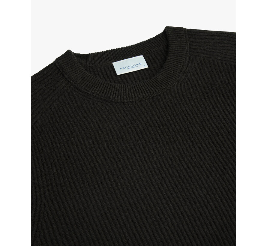 Profuomo Pullover Wol Dark Brown (PPXJ30057D)