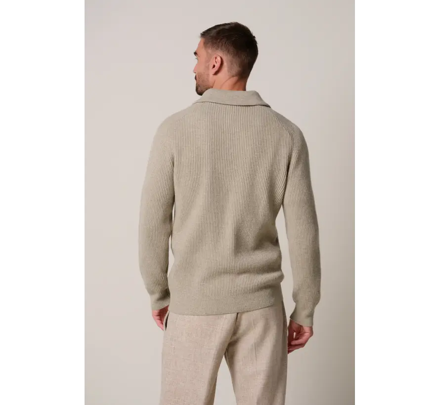 Profuomo Trui Half Zip Wol Beige (PPXJ30058G)