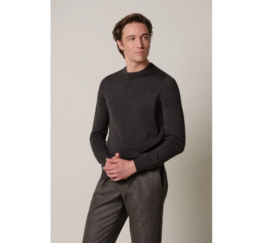 Profuomo Pullover Wol Dark Brown (PP2J00013C)