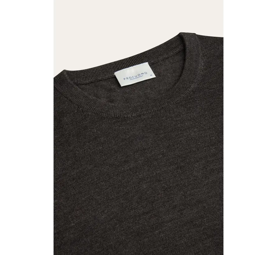 Profuomo Pullover Wol Dark Brown (PP2J00013C)