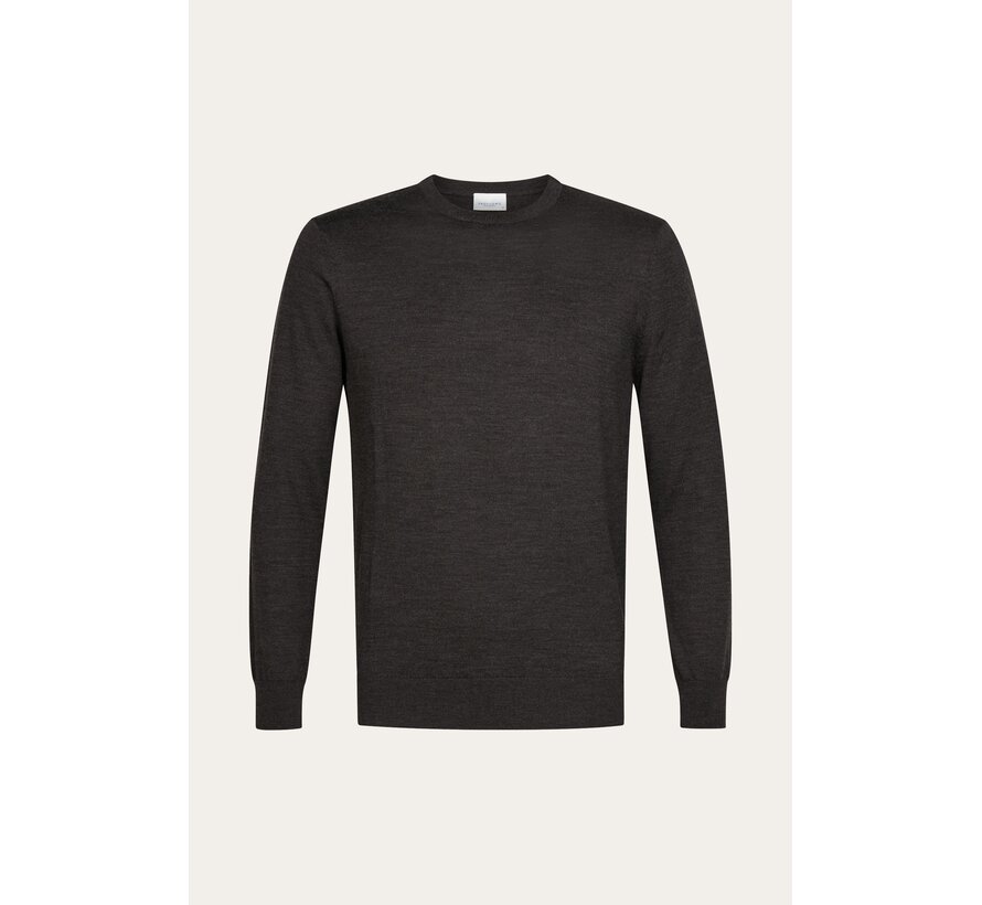 Profuomo Pullover Wol Dark Brown (PP2J00013C)