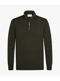 Profuomo Half Zip Pullover Dark Green (PPXJ30002C)