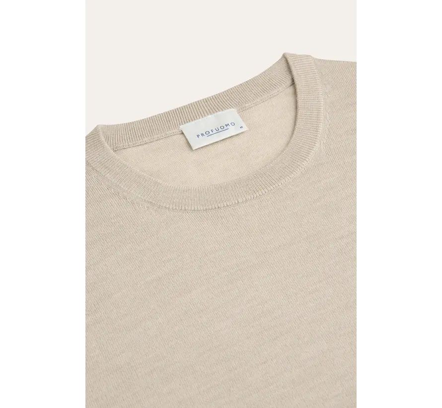 Profuomo Pullover Wol Beige (PP2J00013D)