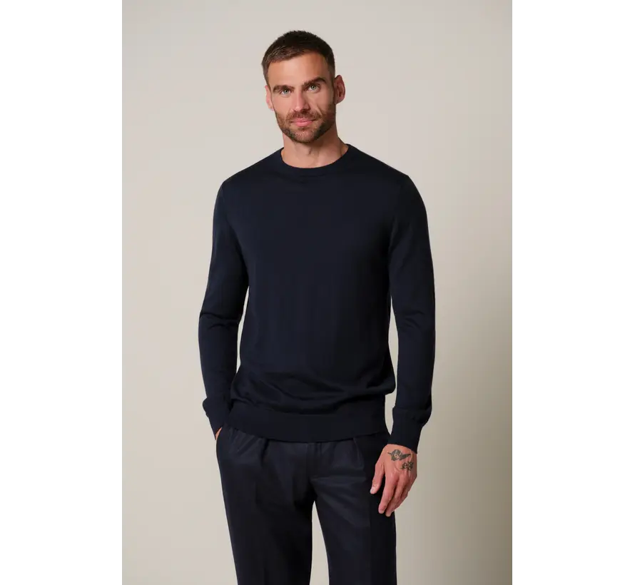Profuomo Pullover Wol Navy (PP2J00013A)