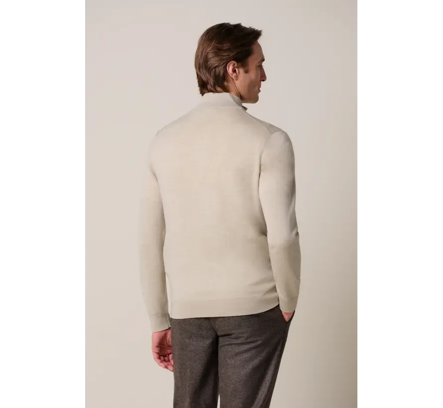 Profuomo Half Zip Pullover Wol Beige (PP2J00014D)