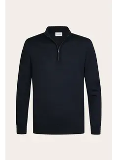 Profuomo Half Zip Pullover Wol Navy (PP2J00014A)
