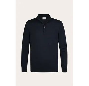 Profuomo Half Zip Pullover Wol Navy (PP2J00014A)