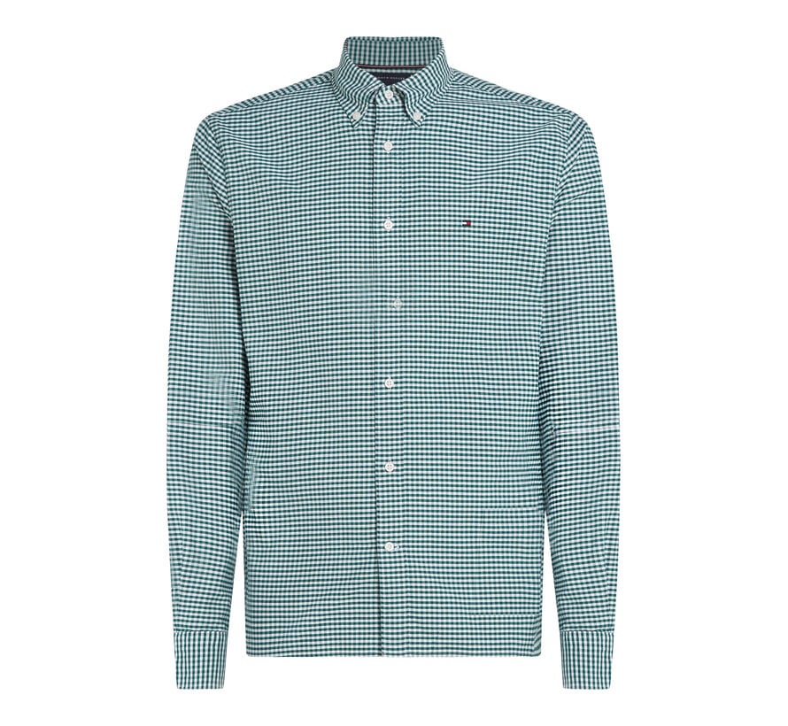 Tommy Hilfiger Overhemd Heritage Oxford Green ( MW0MW36395 - 0N2)