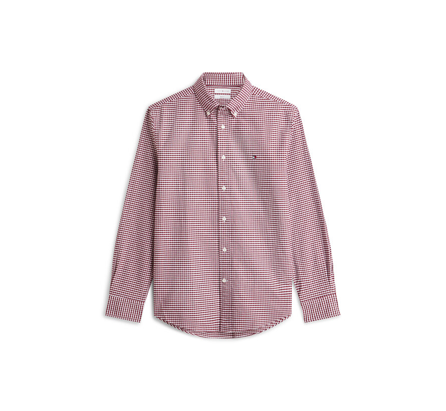 Tommy Hilfiger Overhemd Heritage Oxford Burgundy ( MW0MW36395 - 0QJ)