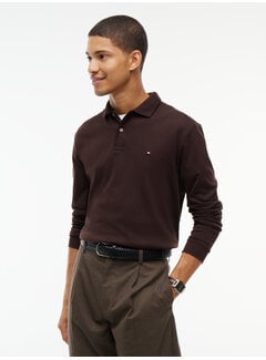 Tommy Hilfiger Tommy Hilfiger Longsleeve Polo Liquid Cotton Chocolate (MW0MW37317 - HJT)