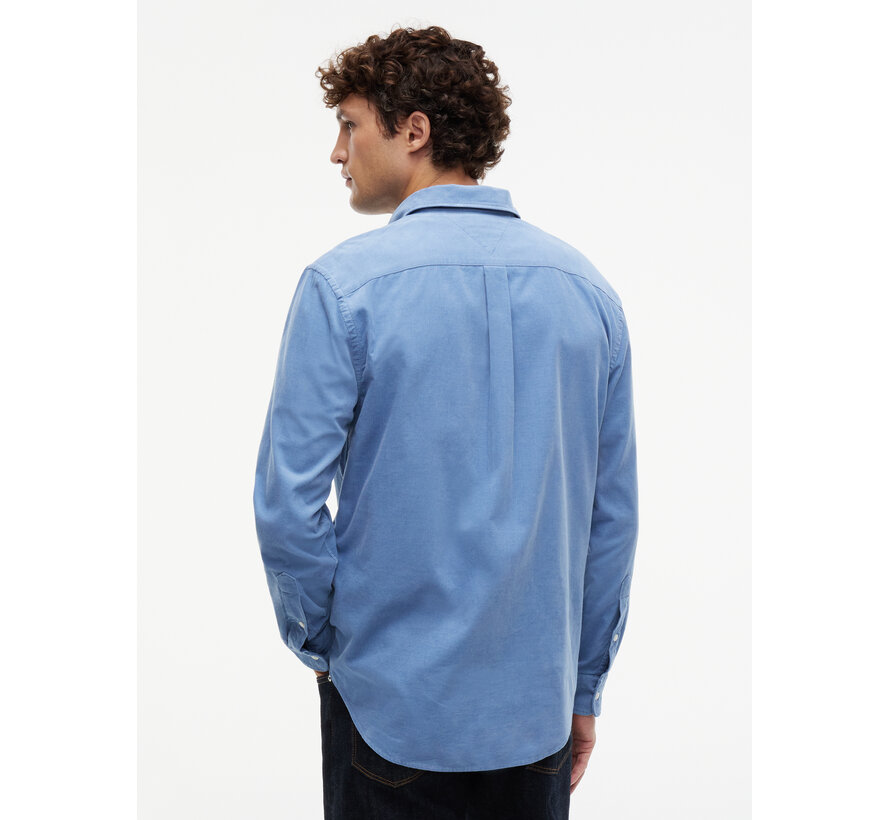 Tommy Hilfiger Overhemd Corduroy Solid Regular Fit Brisk Blue (MW0MW40486 - C2B)