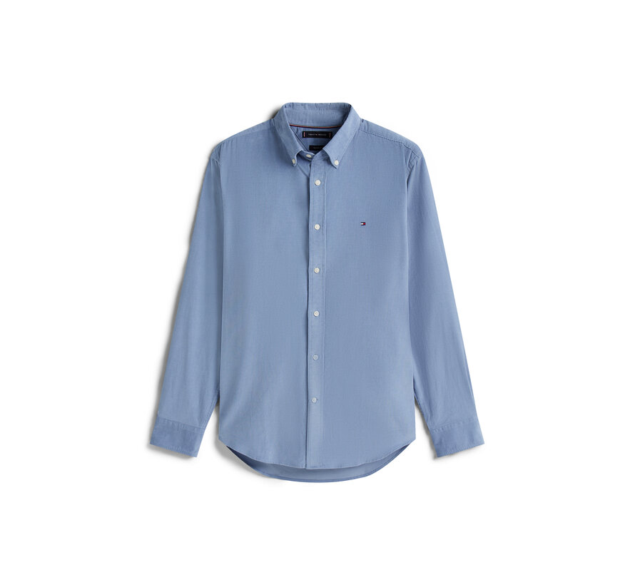 Tommy Hilfiger Overhemd Corduroy Solid Regular Fit Brisk Blue (MW0MW40486 - C2B)