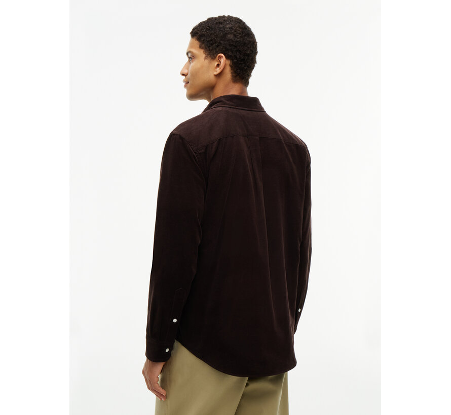 Tommy Hilfiger Overhemd Corduroy Solid Regular Fit Chocolate (MW0MW40486 - HJT)