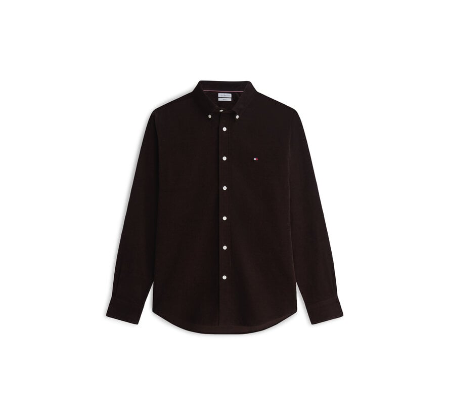 Tommy Hilfiger Overhemd Corduroy Solid Regular Fit Chocolate (MW0MW40486 - HJT)