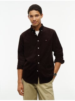 Tommy Hilfiger Tommy Hilfiger Overhemd Corduroy Solid Regular Fit Chocolate (MW0MW40486 - HJT)