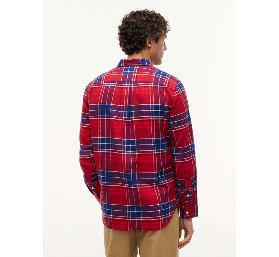 Tommy Hilfiger Overhemd Flannel Regular Fit Red Check (MW0MW44592 - 0QJ)