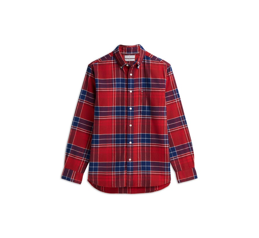 Tommy Hilfiger Overhemd Flannel Regular Fit Red Check (MW0MW44592 - 0QJ)