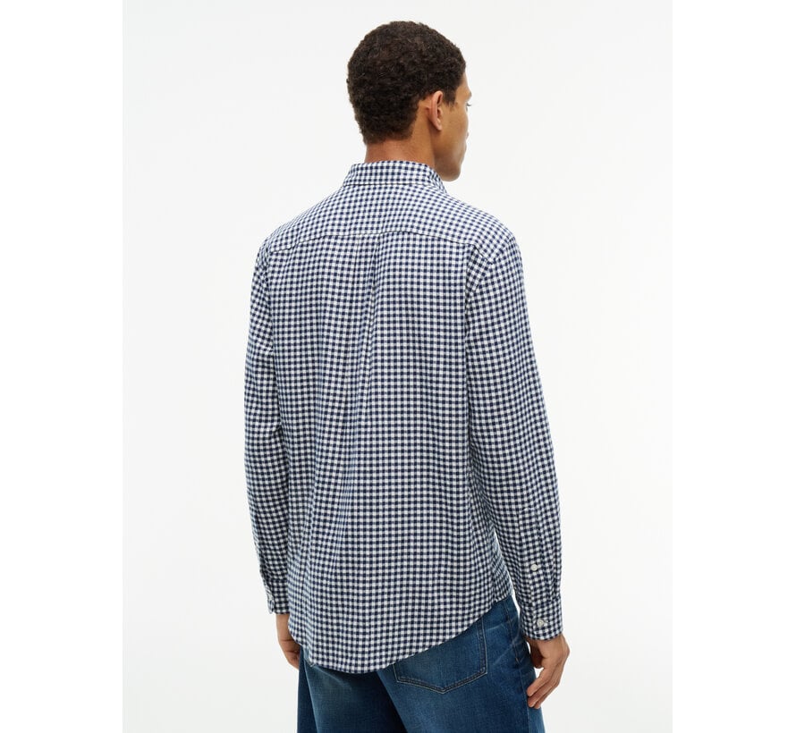 Tommy Hilfiger Overhemd Flannel Gingham Dobby Navy (MW0MW446040 - 0MS)