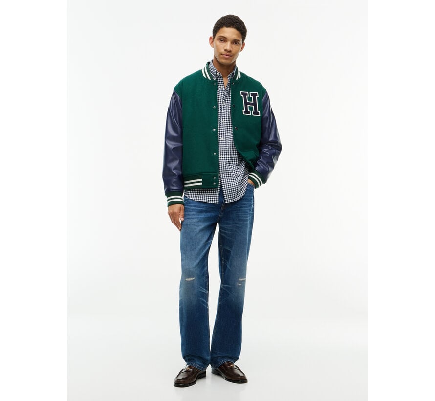 Tommy Hilfiger Overhemd Flannel Gingham Dobby Navy (MW0MW446040 - 0MS)