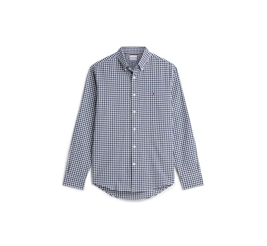 Tommy Hilfiger Overhemd Flannel Gingham Dobby Navy (MW0MW446040 - 0MS)