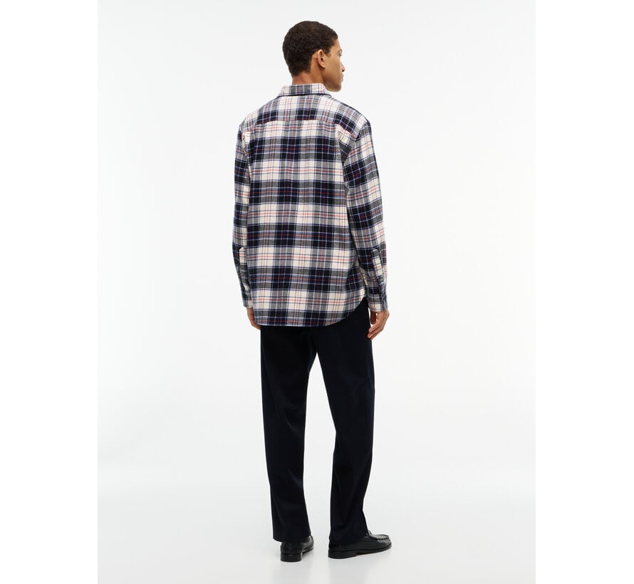 Tommy Hilfiger Overhemd Tartan Flannel Ivory Check (MW0MW44611 - 0QY)