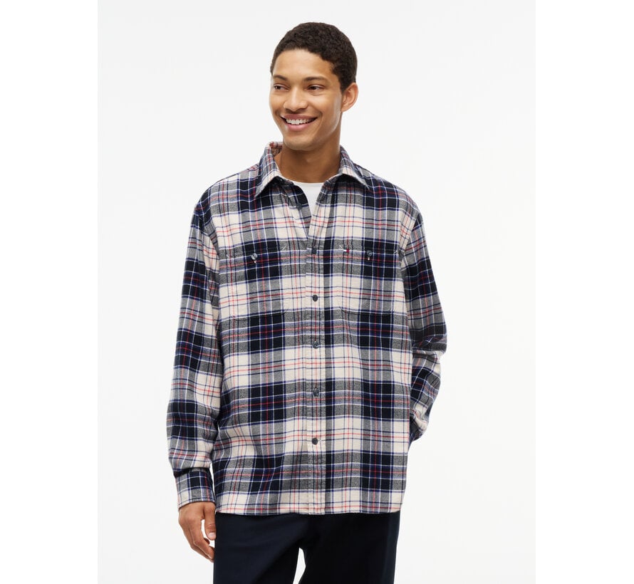 Tommy Hilfiger Overhemd Tartan Flannel Ivory Check (MW0MW44611 - 0QY)