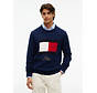 Tommy Hilfiger Crew Neck Trui Flag Navy (MW0MW44816 - DCC)