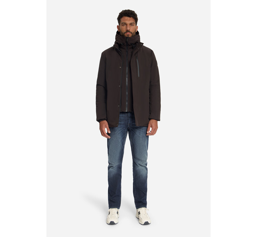 Jacket Hooded Softshell Earth (33630818SN - 047)