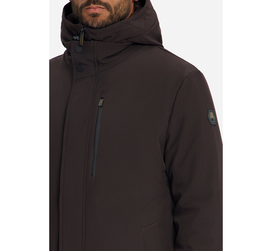 Jacket Hooded Softshell Earth (33630818SN - 047)