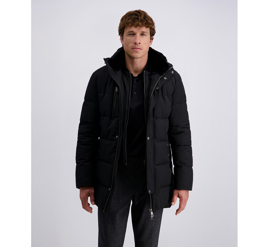 Pierre Cardin Winterjas Parka Zwart (10182.0097 - 9000)