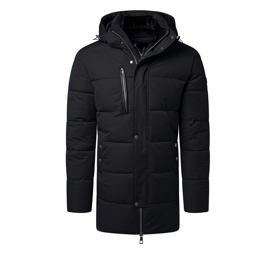 Pierre Cardin Winterjas Parka Zwart (10182.0097 - 9000)
