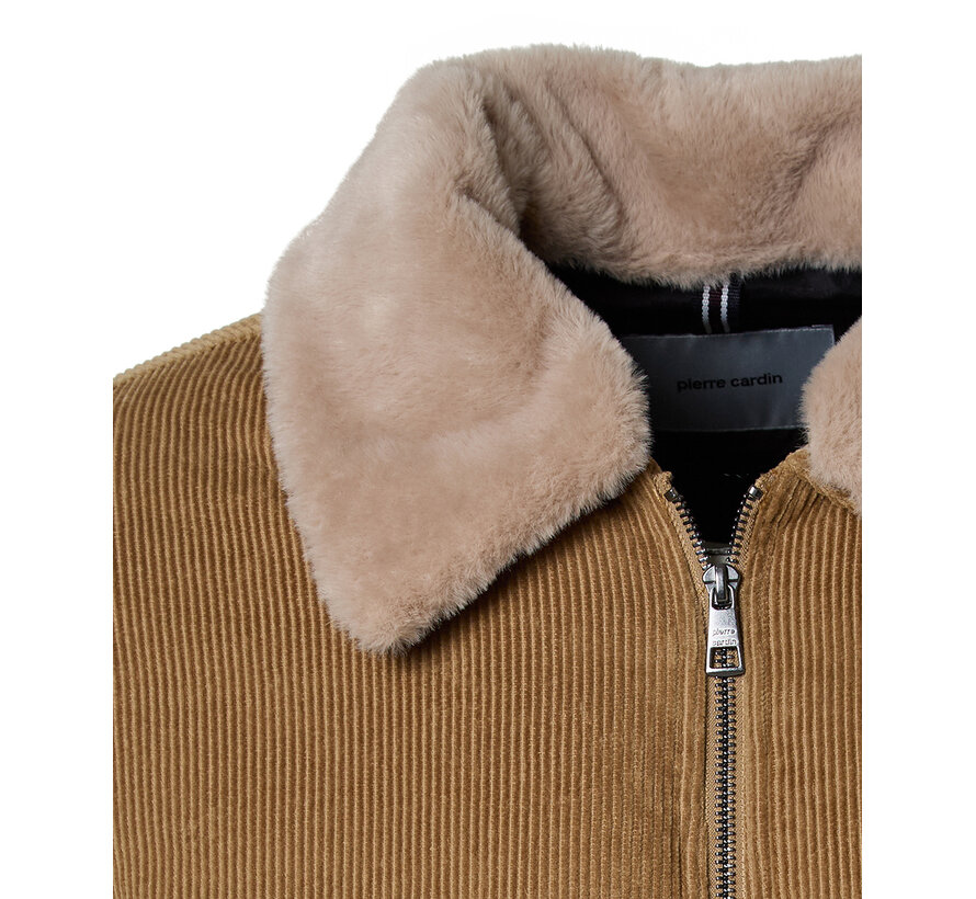 Pierre Cardin Winterjas Blouson Corduroy Camel (10215.0119 - 8117)