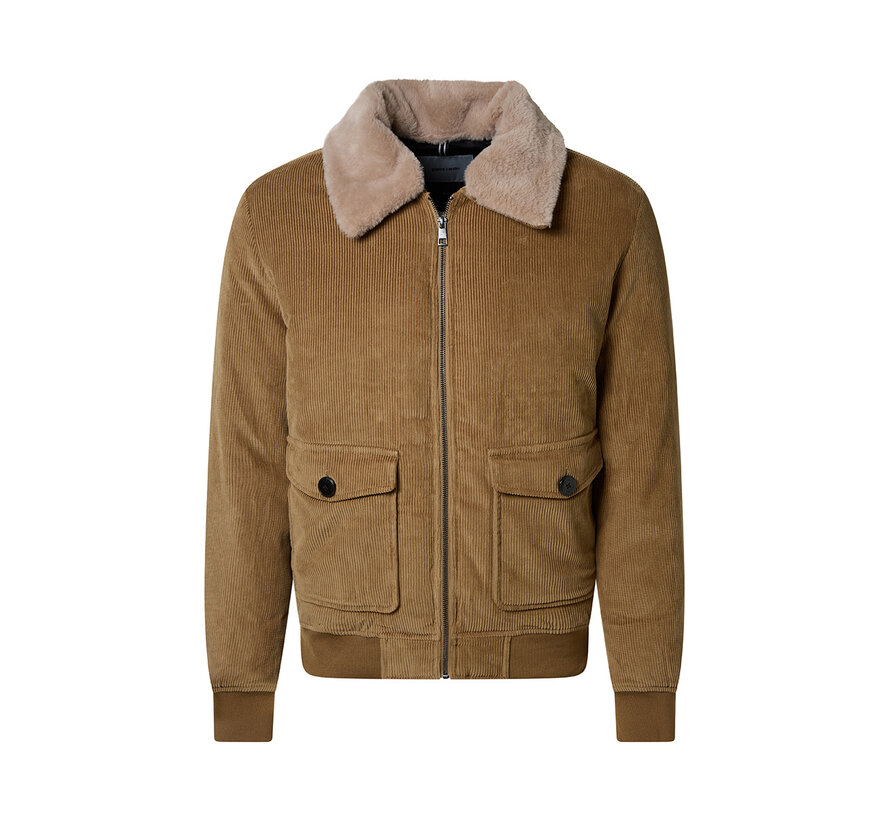 Pierre Cardin Winterjas Blouson Corduroy Camel (10215.0119 - 8117)