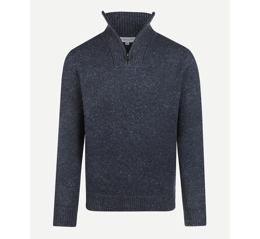 McGregor Trui Zip Mock Fishermans Navy (MM262.1204.04 - 2100)