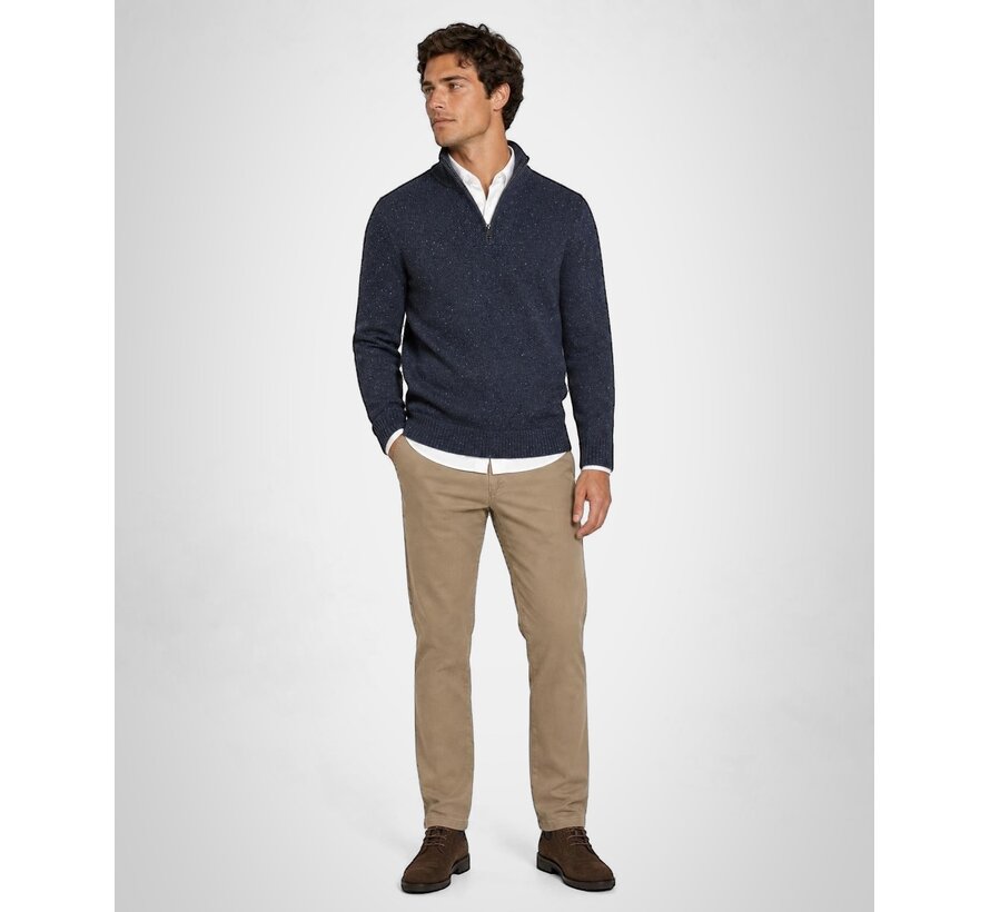 McGregor Trui Zip Mock Fishermans Navy (MM262.1204.04 - 2100)