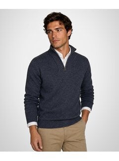 McGregor McGregor Trui Zip Mock Fishermans Navy (MM262.1204.04 - 2100)