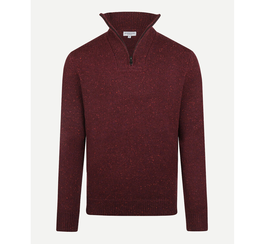 McGregor Trui Zip Mock Fishermans Burgundy (MM262.1204.04 - 4215)