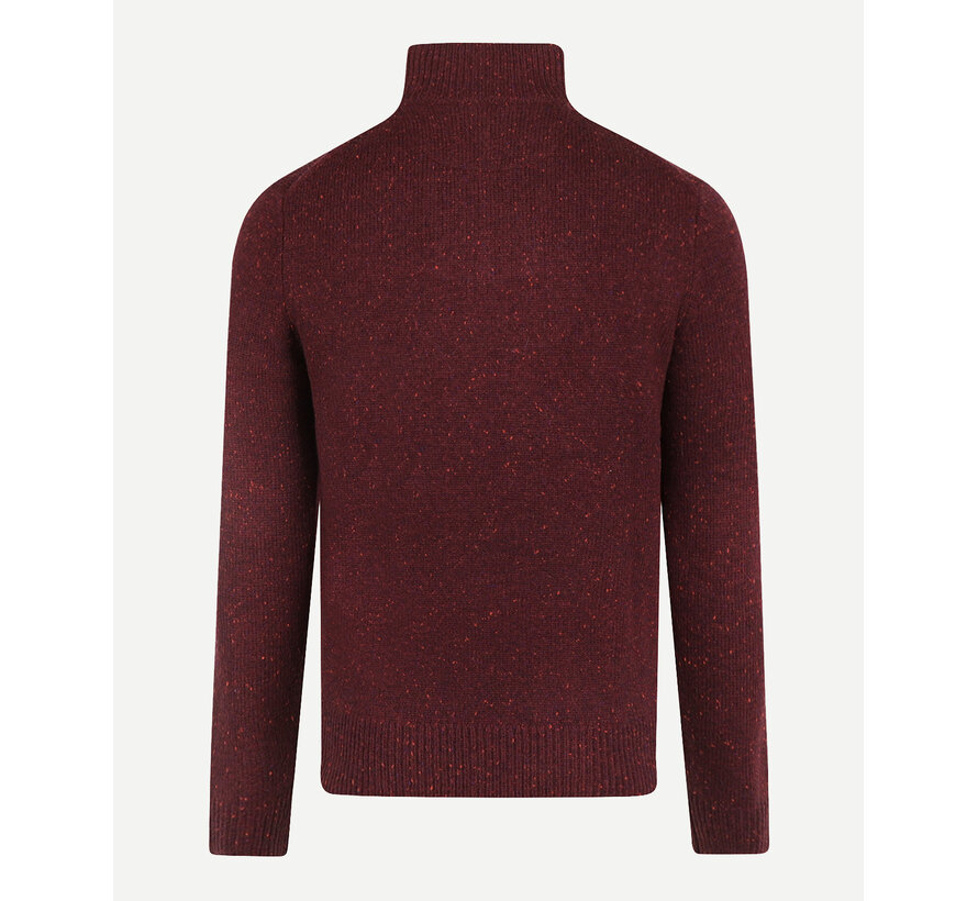 McGregor Trui Zip Mock Fishermans Burgundy (MM262.1204.04 - 4215)