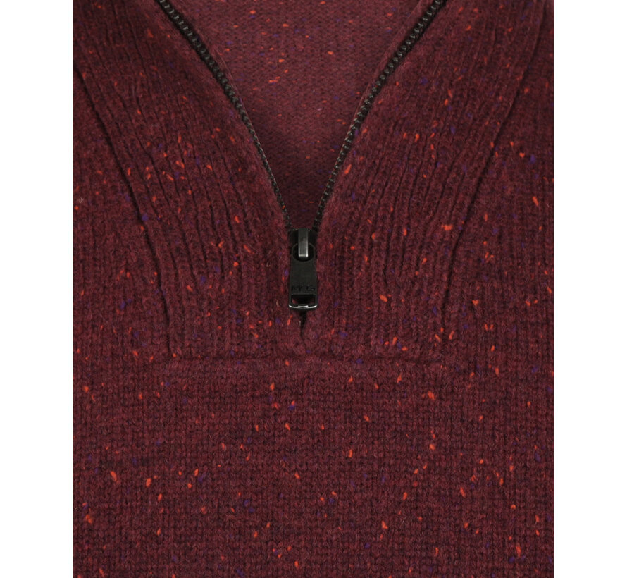 McGregor Trui Zip Mock Fishermans Burgundy (MM262.1204.04 - 4215)