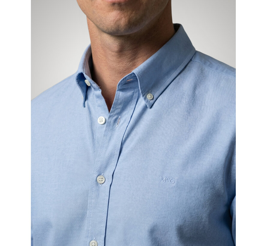 McGregor Overhemd Pique Stretch Light Blue (MM262.6001.01 - 2001)