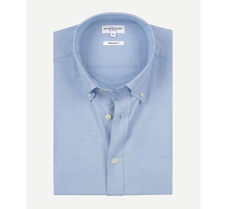 McGregor Overhemd Pique Stretch Light Blue (MM262.6001.01 - 2001)