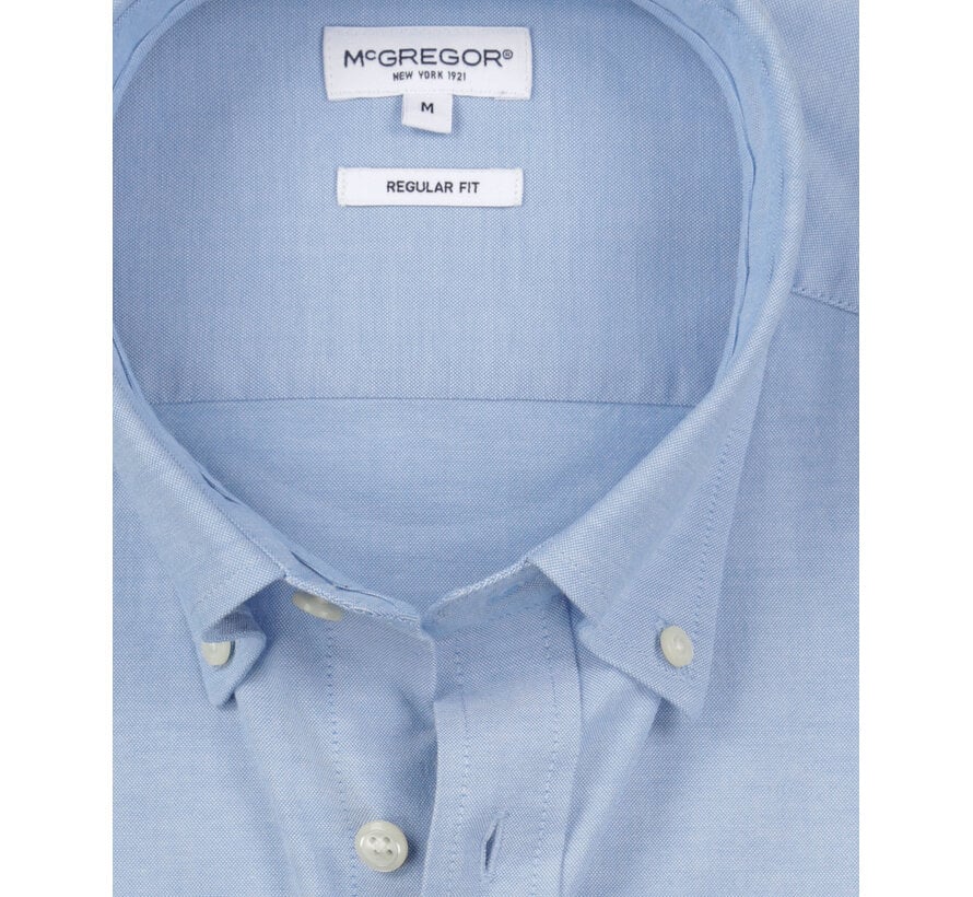 McGregor Overhemd Pique Stretch Light Blue (MM262.6001.01 - 2001)